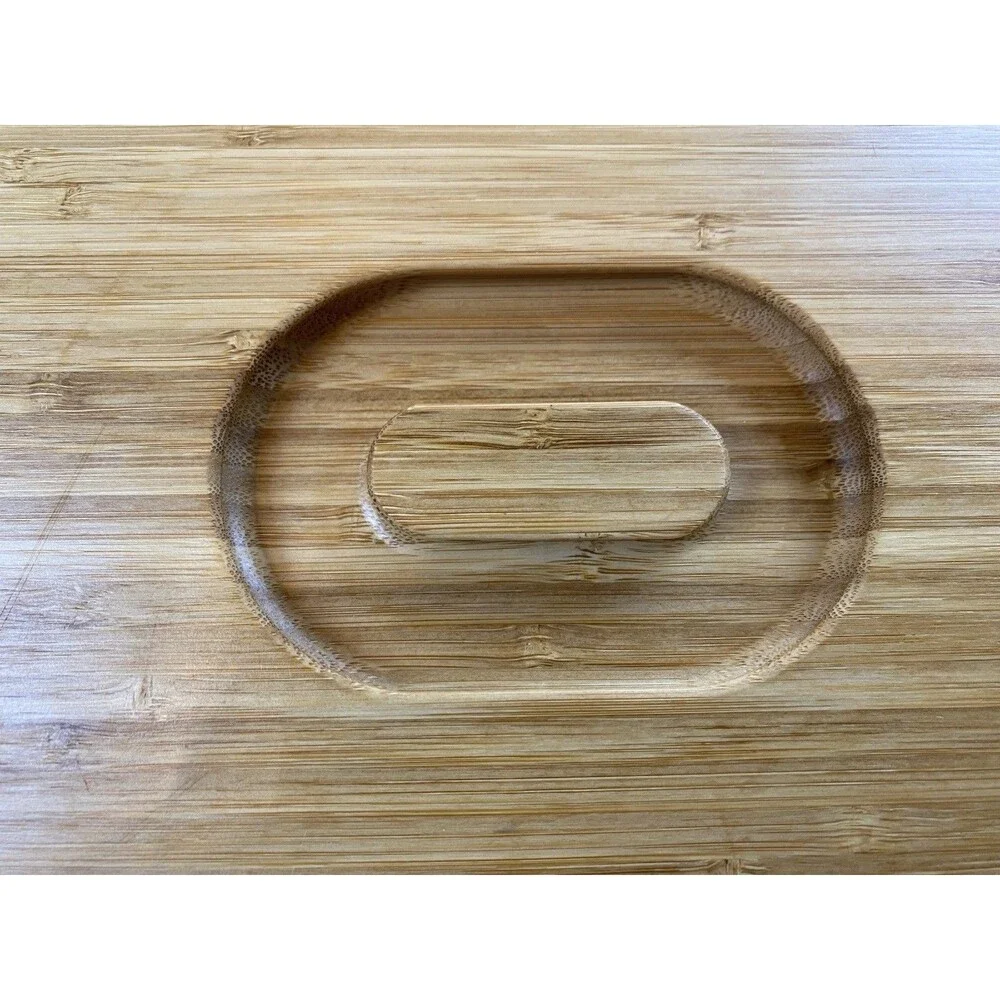 SveBake Bread Box Metal With Bamboo Top Cutting Board Lid